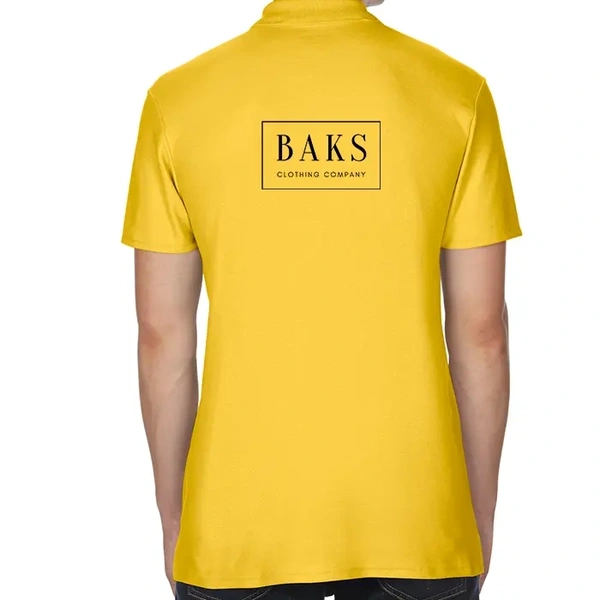 Polo Shirts - Yellow Back