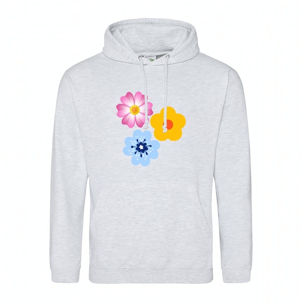 Custom Printed Hoodie - Flowers